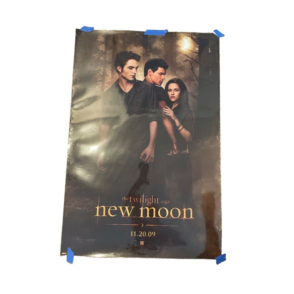 Twilight Saga New Moon Edward Bella Jacob Promo Poster Laminated Official 2009